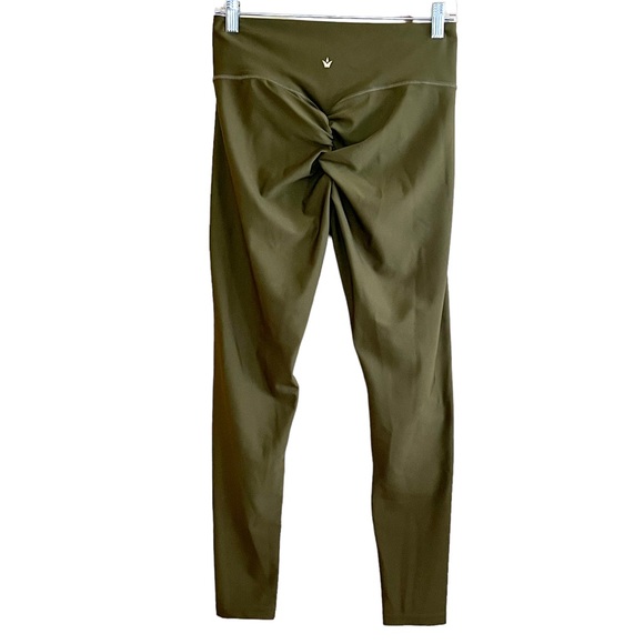 Obsession Shapewear Leggings Scrunched Butt Olive Size Large - Picture 5 of 10